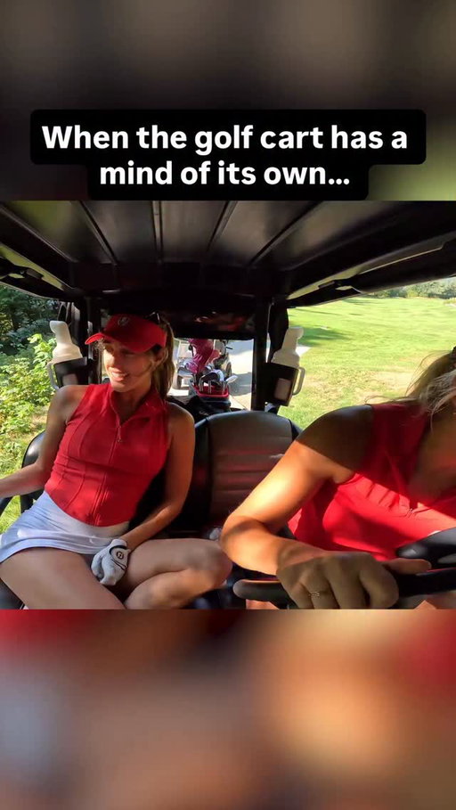 Golf cart gone crazy #golf #golfer