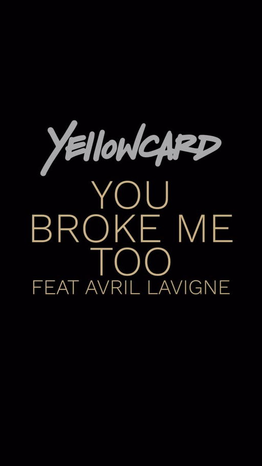 “You Broke Me Too”, from @yellowcard featuring @avrillavigne and produced by @travisbarker, is out NOW! 

“My friend Travis Barker called me up to say he was producing the new Yellowcard album and I really liked what I heard. When he played me ‘You Broke Me Too’ I liked how  it can be an anthem people can relate to when finding hope after a relationship.“ — @avrillavigne 

Song: You Broke Me Too
Album: Better Days

#yellowcard #avrillavigne #travisbarker #poppunk #newmusic