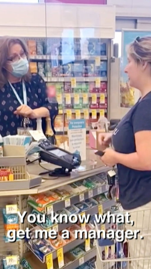 An entitled woman refuses to show ID while trying to buy alcohol at a pharmacy. #CustomerWars