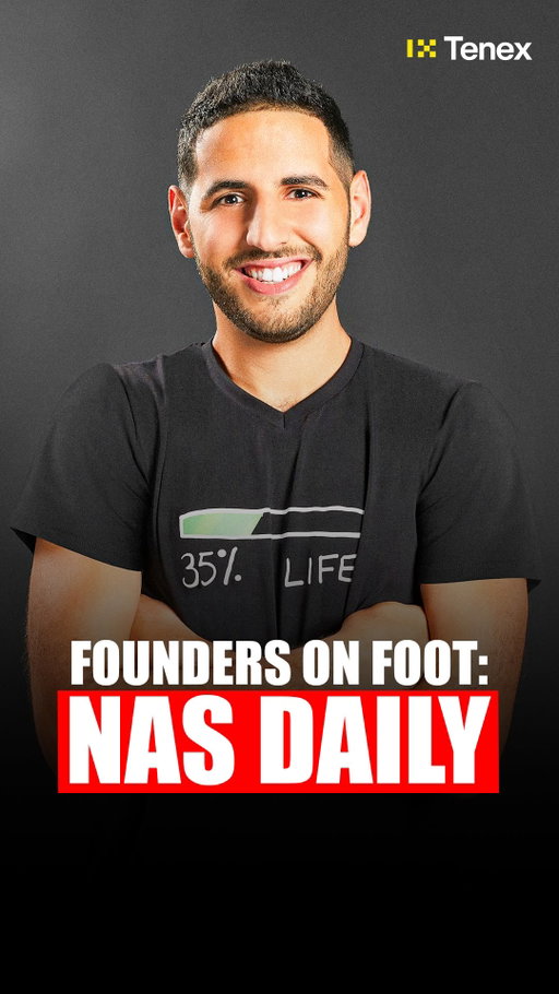 Founder on foot ft. @nasdaily 

The story of @nas.io:
- success of the business
- biggest insecurities
- how @nasdaily spends his time
- biggest advice for entrepreneurs

#startup #nyc #ai #tech #founderonfoot