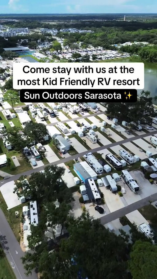 ☀️🌴 When I say this place has everything, I mean it! Sun Outdoors Sarasota isn’t just an RV resort—it’s a full-blown family playground with over 150 activities right on property! 🎯

From splash pads and mini golf to pickleball, playgrounds, and poolside cabanas, there’s something here for everyone—whether you’re five or fifty. 💦🏓⛳

We came for the camping… but stayed for the memories. ❤️

👉 Would your family love a place like this? Comment “SUN” below and tell us your favorite kind of family getaway! 🌞

#SunOutdoorsSarasota #FamilyCamping #LuxuryRVPark #FamilyVacation #TakingARizk #GlampingLife #RVCamping #FloridaResorts #FamilyTravel #RVTips #CampingWithKids #TravelFamily #OutdoorFun #RVResort #FloridaFamily #FamilyAdventures #SunshineState #GlampingVibes #PoolsideFun #FamilyGetaway #TravelInspo #RVLife #CampingGoals #ExploreFlorida #FamilyTime