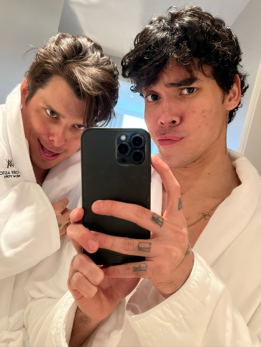 Uncanny Brothers? No just us losing our minds before New York Comic Con😗 #CroesBros