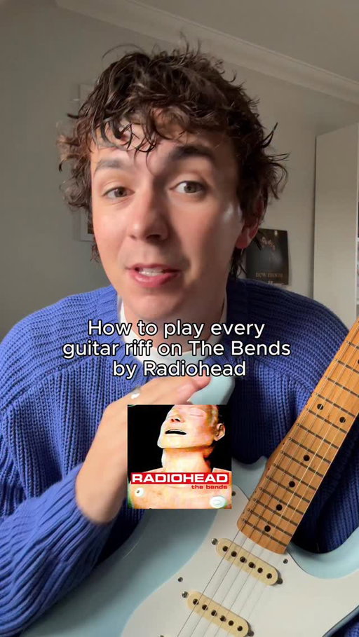 No ranking this time, just the guitar tabs for almost every single riff on The Bends by Radiohead, and certainly all of the main ones! Which is your favourite? 👀 These are in track order to match the album too!

This isn’t just my favourite Radiohead album, it’s my all time favourite album full stop. Hats off to Thom Yorke, Jonny Greenwood and Ed O’Brien for writing such incredible guitar parts 🎸

#radiohead #thomyorke #jonnygreenwood #guitartabs #guitartab #guitarriff #guitarriffs