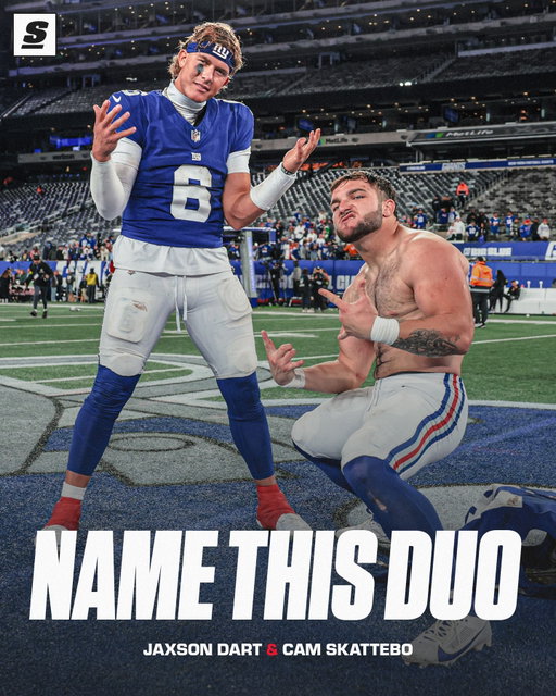 Give this Giants duo a nickname 🗣️⤵️
