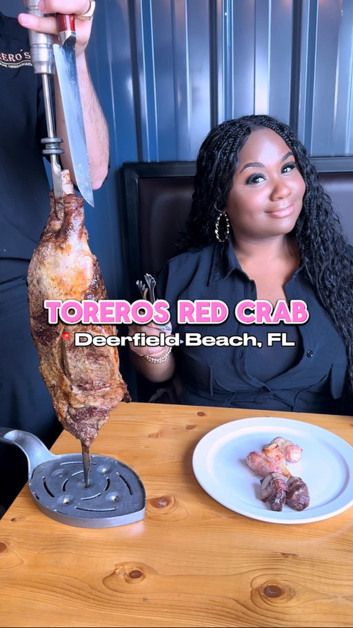🦐✨ If you love all-you-can-eat experiences, you need to check out @torerosredcrab in Deerfield Beach! This spot is open every day and serves up a seafood & meat lover’s dream 🤩🔥

🍽️ Pricing & Hours:
💵 $26.99 Lunch — Mon–Fri (12 PM–5 PM)
💵 $34.99 Dinner — Mon–Fri (5 PM–10 PM)
💵 $34.99 All Day — Sat & Sun

✨ What’s Included:
📌 Rodizio service (10+ cuts of meat + grilled shrimp & octopus 🐙)
📌 Buffet table with 20+ dishes — unlimited!

⚠️ Seafood, desserts, and drinks sold separately.
👧🏻 Kids 5 & under eat FREE | Ages 5–10 eat HALF PRICE
🎂 Celebrate your birthday here with your ID and get a FREE meal 🥳

Trust me — come hungry and ready to eat because you’ll want to try everything! 😋

📍 3887 W Hillsboro Blvd, Deerfield Beach, FL 33442
-
-
-
#TorerosRedCrab #DeerfieldBeachEats #SouthFloridaEats #SeafoodLovers #AllYouCanEat #RodizioGrill #BrowardEats #FoodieFinds #SouthFloridaRestaurants #SeafoodBuffet #FloridaFoodies #FoodieLife