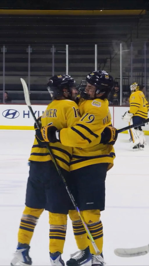 𝗧𝗵𝗲 𝗡𝗮𝘀𝘀𝗮𝘂 𝗖𝗼𝘂𝗻𝘁𝘆 𝗕𝗼𝘆𝘀™️ 

Wilmer finds Wyttenbach for his first career goal! 

#BobcatNation x #NCAAHockey