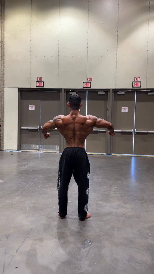 Conditioning check from my last @mrolympiallc in 2023.  #mrolympia #bodybuilding #mensphysique #classicphysique