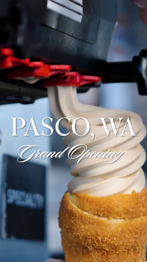 PASCO, IT’S FINALLY HAPPENING!! 🎉 

We’re bringing Crispy Cones to Washington State! Join us Friday, October 24th to experience our brand new location in Pasco. Come celebrate with us and be part of our very first Washington opening! ✨ 

📍 6605 Burden Blvd, Suite C, Pasco WA 99302 
⏰ 12PM – Midnight 
🖤 Get a FREE pastry cone when you follow us on Instagram 

Experience our hand-rolled cones grilled to perfection, creamy soft serve with rich flavor, and layers of toppings and drizzles that make every bite unforgettable. Shark Tank loved it, and so will you. 

Tag your friends and bring the whole crew. This is one opening you won’t want to miss! ✨
