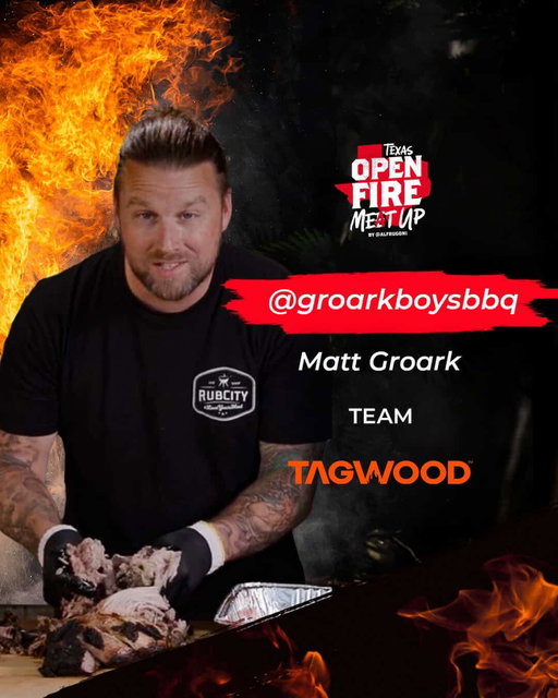 🔥 I’m fired up to announce that I’ll be leading Team @tagwoodbbq at this year’s @openfiremeatup 

This event brings together some of the best in BBQ from all over the world, and I couldn’t be more excited to throw down with my crew:
@maxwells_meals @chefdavewhite @oui_jefe @chef_binotto @delsurssi and @mountain_man_sims 💪🔥

Huge thanks to @tagwoodbbq for trusting us to represent their incredible open-fire gear. We’re bringing the heat, BIG • BOLD • BEAUTIFUL FLAVORS, and all the vibes to Hondo, Texas.

Can’t wait to cook, hang, and share this experience with the entire BBQ family. Let’s make this one for the books! 🥩🔥

🎟️ Tickets are flying — and once they’re gone, they’re gone!
Don’t miss out on the biggest live-fire event of the year.

🗓️ November 8th / Hondo, Texas
👉 Grab yours now at openfiremeatup.com