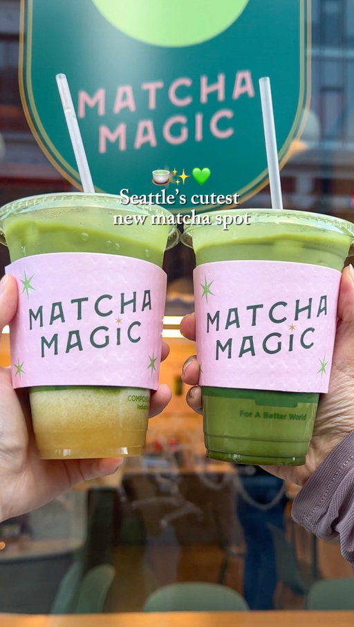 found a newly opened matcha café in Seattle 🍵✨

@itsmatchamagic just opened a new location in Capitol Hill, and this place has so many matcha flavors to choose from ☁️💚
Cozy vibes, delicious toast options, and creative matcha drinks 🍵basically a matcha lover’s paradise!

Here’s what I ordered :
🍓 Strawberry Matcha is sweet, refreshing, and perfectly balanced with the matcha flavor
☁️ Matchamallow comes topped with a toasted marshmallow cloud, and it’s so good with the matcha latte
🍍 Matcha Colada is my favorite, a tropical bliss with pineapple purée, coconut and milk, such a perfect combo with matcha

They’re celebrating their grand opening on Oct 11th with special promos, definitely worth checking out if you’re in Seattle!

💚 Save this spot for your next matcha craving

📍 Matcha Magic, Capitol Hill, Seattle, WA
#seattlecafe #seattlefood #seattlematcha #matchalover #cafevibes