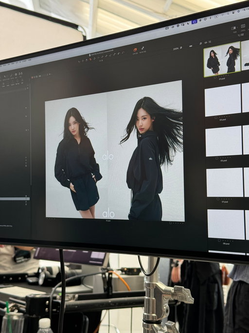 Behind the scenes with @imnotningning