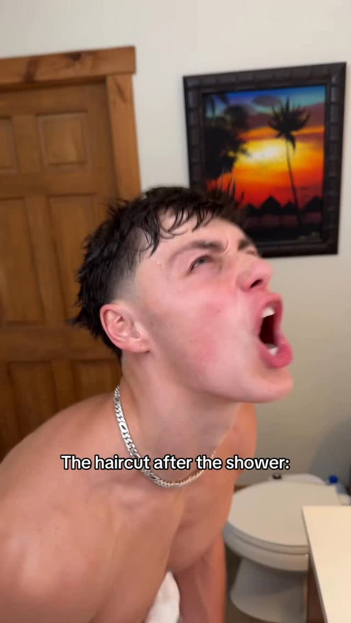$90 isn’t that bad after all 🥹

•

•

•

•

•#relatable #haircuts #shower #funny