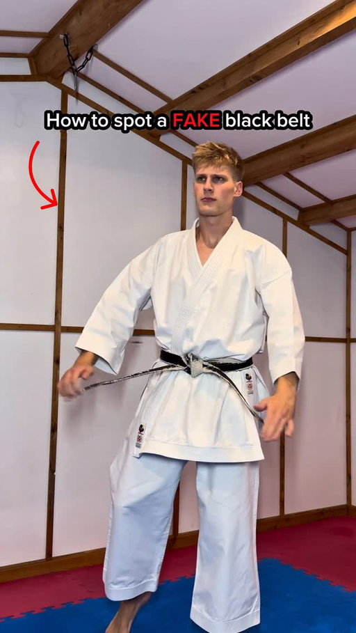 How to spot a FAKE black belt…