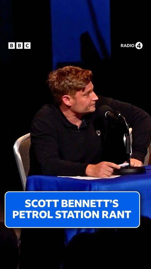 Scott Bennett has some strong feelings for people who do their weekly shop at petrol stations.

The News Quiz | Listen on BBC Sounds