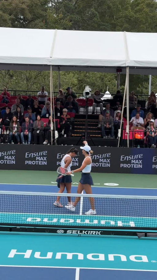 Just blessed to get to watch this level of pickleball 🥲