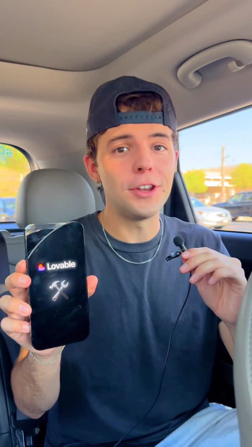 Can I make an App Before My Food’s Ready? 🍔💨 @lovable.dev #lovablepartner #jtcasey #lovable #ad