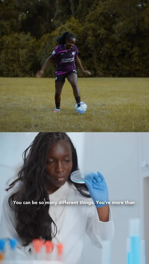 You are more than your career ✨

@nwsl ⭐ @alozieee shows us that when you believe in limitless possibilities, you don’t have to fit into just one box #ShesConnected