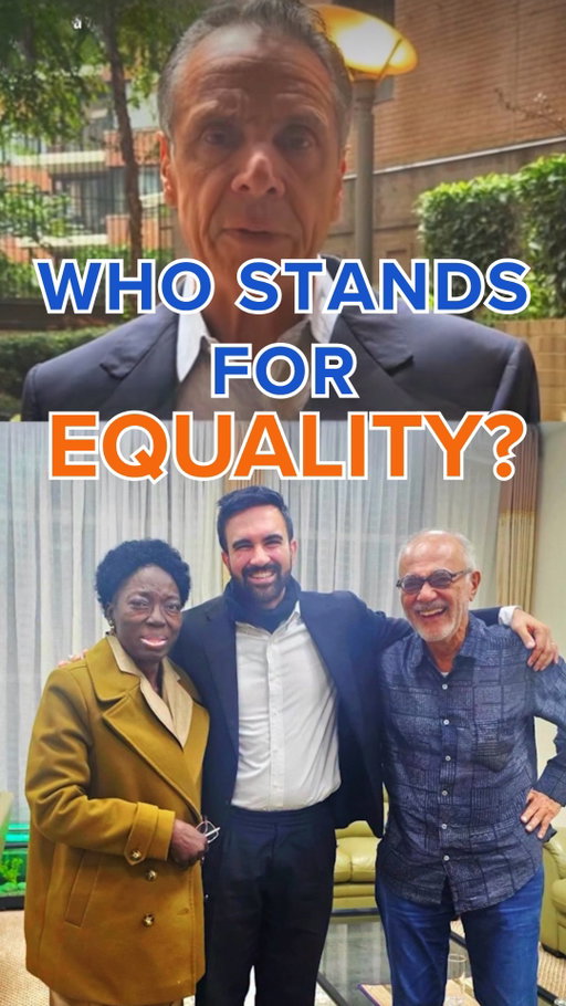 @zohrankmamdani knew — and knows — exactly who she is and what she stands for.

If he’s smiling, he’s lying.