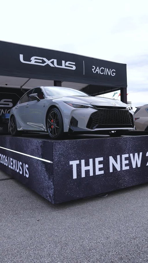 The new 2026 #LexusIS 350 turning all the heads at the Petit Le Mans race weekend!

#LexusPerformance