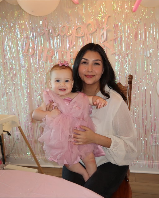 Baby girl Ruby turned one yesterday 😭🩷 She loved every bit of her little party and it was the BEST thing to see her so excited