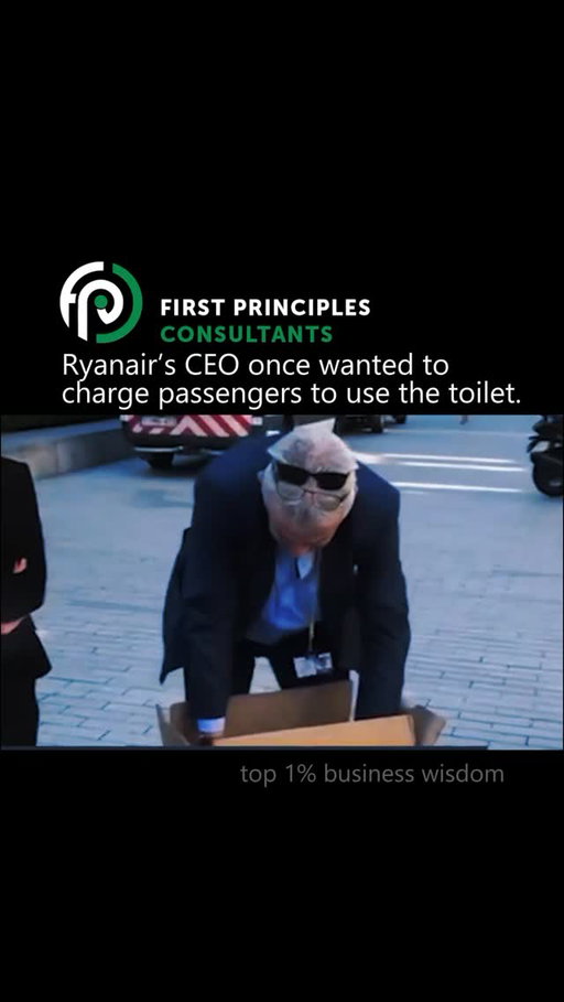Michael O’Leary is the CEO of Ryanair, Europe’s largest low-cost airline. Known for his outspoken personality and aggressive business strategies, he transformed Ryanair into a highly profitable carrier by focusing on efficiency, low fares, and no-frills service. #firstprinciples