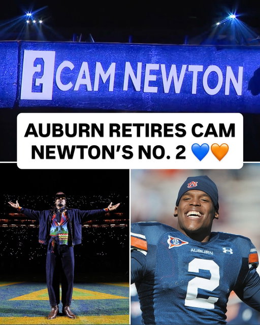 Cam Newton has been immortalized at Jordan-Hare Stadium 🔥🐐

(via @auburnfootball, congdonsation/X)