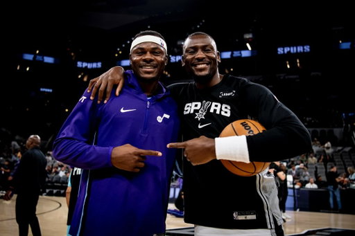 Today I get to play against the legend, @bismackbiyombo, what a blessing🙏🏾🇨🇩

God blessed me through him. I started my basketball career at the Bismack’s camp. He saw potential in me and decided to help me come to America to pursue my education and basketball career. I'm very thankful to him, but all glory to the king of kings, Jesus Christ🙏🏾❤️

May the lord our God bless and keep you, Bis, so that you can continue to help more people 

If you help the poor, you are lending to the Lord— and he will repay you!”
‭‭Proverbs‬ ‭19‬:‭17‬ ‭NLT‬‬