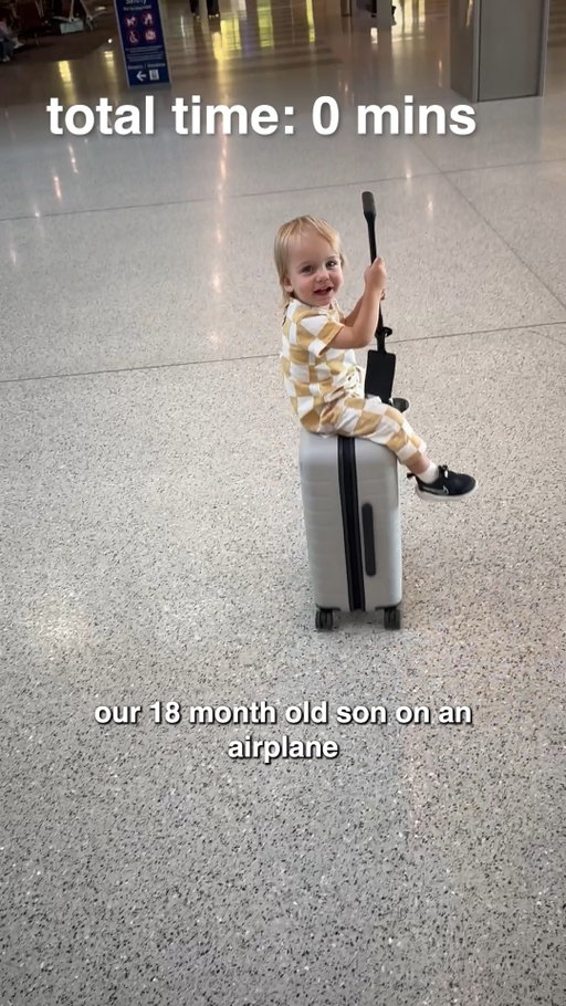 what its like to take a 1.5 year old baby on an airplane