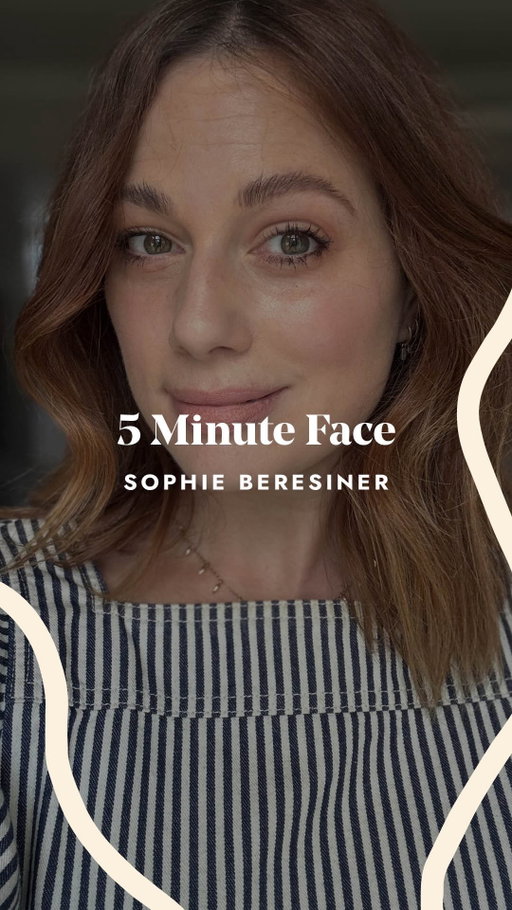 The low effort/high impact products beauty editor and mother of two Sophie Beresiner relies on to do her make-up in five minutes flat (ish).

Head to the link in bio for the breakdown of Beresiner’s speedy five-minute face: realistically achievable, maximum-effect make-up with minimal effort.