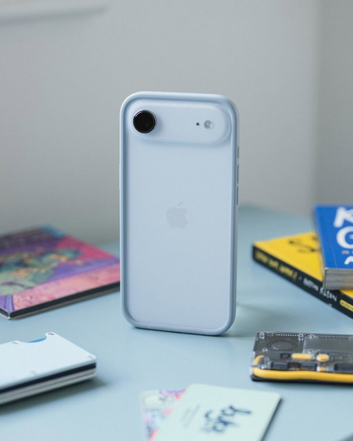 The iPhone Air bumper case slaps 🩵

It also helps the sky blue air look actually blue 🤣

My iPhone Air review is also live on the channel so go check it out! 👀

#iphoneair #apple #iphone17 #iphone17promax