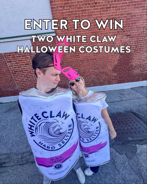 🎃 CONTEST CLOSED🎃
 
You asked, we delivered. Now’s your chance to become the Claw this Halloween and win best dressed.
 
Here’s how to enter to win TWO White Claw costumes:
 
🕸️ Follow @whiteclawcanada
👻 Like this post
🪦 Tag your friends in the comments + use #ContestEntry (more tags = more entries!)
 
GOOD LUCK!
 
-
 
🎃 CONCOURS TERMINÉ 🎃
 
Vous l’avez demandé, on l’a fait. C’est l’occasion de te transformer en Claw à l’Halloween et de gagner le prix du meilleur costume.
 
Voici comment participer pour gagner DEUX déguisements White Claw :
 
🕸️ Suis @whiteclawcanada 👻 Aime cette publication 🪦 Identifie tes amis et ajoute #ParticipationConcours (plus d’amis = plus de chances de gagner!)
 
BONNE CHANCE!
 
PLEASE ENJOY RESPONSIBLY. NO PURCHASE NECESSARY. ALCOHOL IS NOT A PART OF THE PRIZE. Contest is open to residents of Canada who have reached the legal drinking age in their province of residence at the time of entry. Contest runs from October 9, 2025 to October 19, 2025 at 11:59:59 pm (ET). One (1) Prize available to be won. Approximate retail value of the Prize CAD $100. Odds of being selected depend on number of eligible entries received. Skill-testing question must be correctly answered to claim Prize. For Official Contest Rules visit: https://ca.whiteclaw.com/halloween-costume