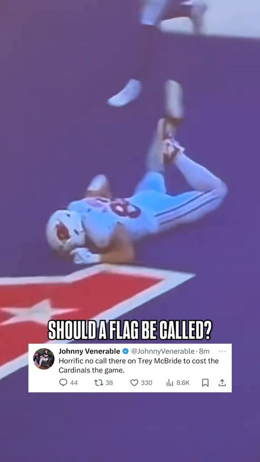 The Cardinals could’ve won the game here… 🙃

🎥DonnieDruin on X