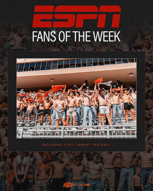 Section 231 STAND UP!

ESPN has named them their Fans of The Week 🤠