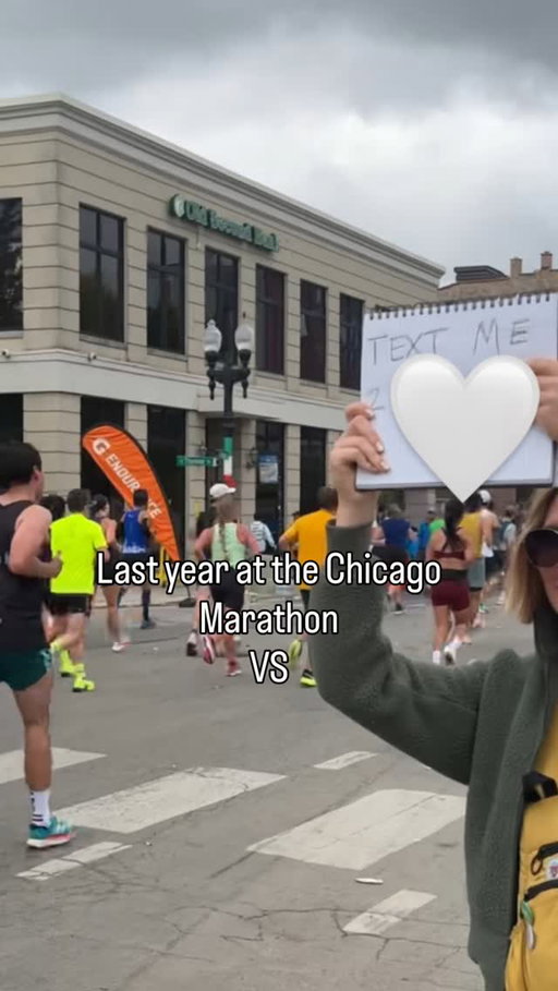 bestie, “i wish I could go back and tell the you in Cleveland all of this was waiting 💫” 

and no we didn’t meet at the marathon we met on hinge 🤣