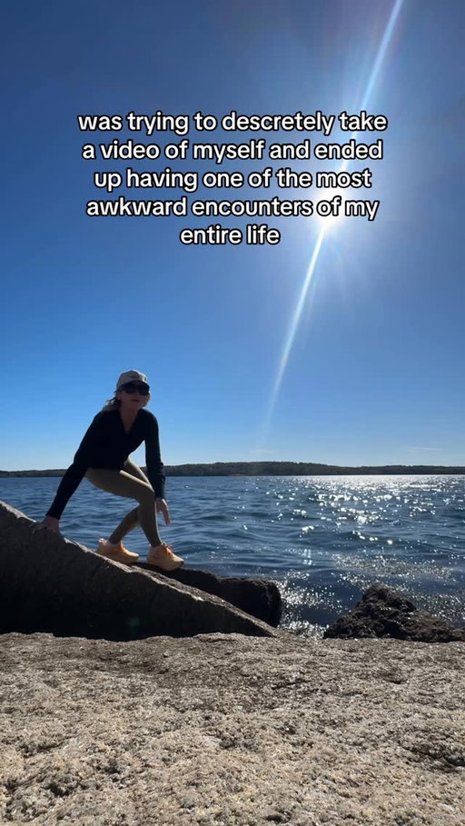 i was so embarrassed 🤣 to be clear i was the awkward one not her lol 

#boston #newengland #funnyvideos #maine