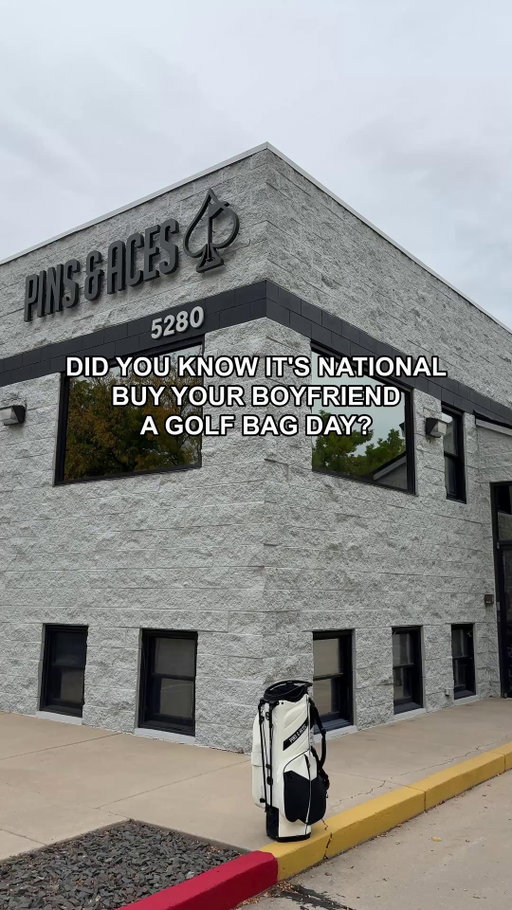 Celebrate the right way with Pins & Aces Player Preferred Golf bags