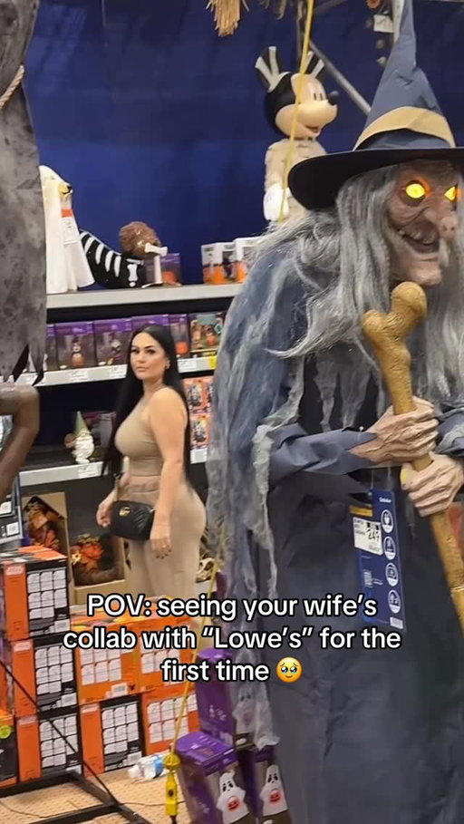 So proud of her @glambycandy_ 
@loweshomeimprovement  #explore #halloween #relatable #humor #couple