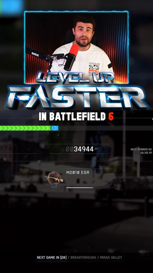 FASTEST method to level up guns in Battlefield 6… 🫡🫡 

I know a lot of you are frustrated at how long it takes to level everything up in this game. Use this method to level up nearly 3x faster than you would in a normal match. Follow for more BF6 content coming soon…

#battlefield6 #BF6 #battlefield #battlefieldtiktok #battlefieldclips #fyp #foryoupage #battlefieldclips #battlefieldcommunity
