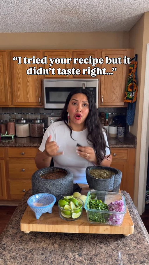 Sometimes it’s not your recipe… it’s your salt. 🌶️
Salt doesn’t just make food salty, it wakes up every flavor.
In Mexican cooking, a pinch too little can make a dish fall flat, and the right amount can make it unforgettable.

Many times, the reason food doesn’t taste right is simply because people don’t use enough salt.
Obviously, if you can’t have salt for any reason, this doesn’t apply to you. But what I’ve noticed when I teach private cooking classes or help friends in their kitchens is this:
being scared of salt is one of the main reasons a dish tastes “off.”

Every authentic Mexican dish has one thing in common, balance.
Salt bridges the smoky, the spicy, and the tangy.
It’s not about making food salty, it’s about making flavor come alive.

Salt is the bridge between bland and bold.
So before you blame the recipe… check your salt. ❤️🇲🇽