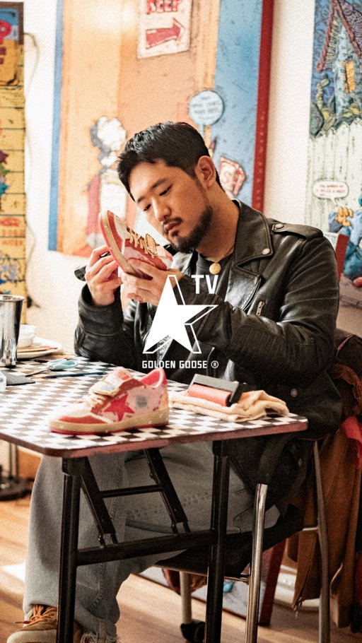 The world through the eyes of @fool_artist: enter his universe in our latest #GoldenTV episode. #GoldenGoose