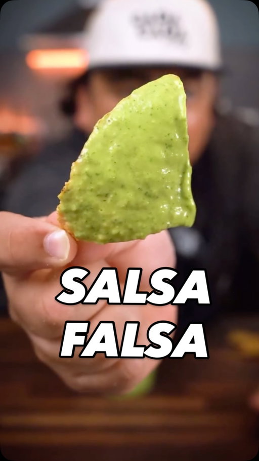This one’s gonna blow your mind. We are making another version of a “salsa falsa” and honestly a great way to sneak some veggies into taco time. #salsa101