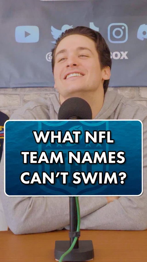 What NFL team names can’t swim? #nfl #nflfootball #nflmemes #nfltrivia
