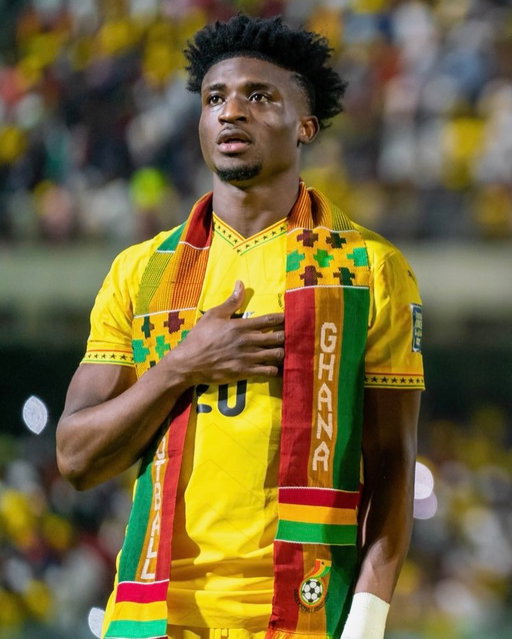 Mohammed Kudus scored the only goal in a 1-0 win against Comoros to send @blackstarsofghana_  to the @fifaworldcup for the fifth time in their history 🙌🇬🇭