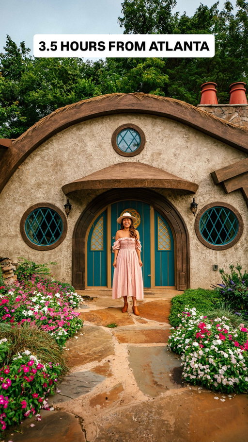 Can you believe this is only 3.5 hours from Atlanta?! ⬇️ 
 
If you’re a Lord of the Rings fan, you have to visit this magical place! You don’t have to travel all the way to New Zealand to visit Hobbiton 😍 
 
This is Ancient Lore Village and it’s located in Knoxville, Tennessee! You can book a stay and spend the night in one of these hobbit homes or get a day pass to visit the property! Add this to your USA travel bucket list ✨ 
 
‼️ Comment “MAGIC” if you want a link to book this property! 
 
#usatravel #ustravel #ustravels #usatravels #travelblogger #travelbucketlist #travelinspiration #travel