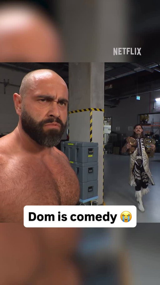 Dominik Mysterio is so unserious, man. 😂 #WWEonNetflix #WWERaw