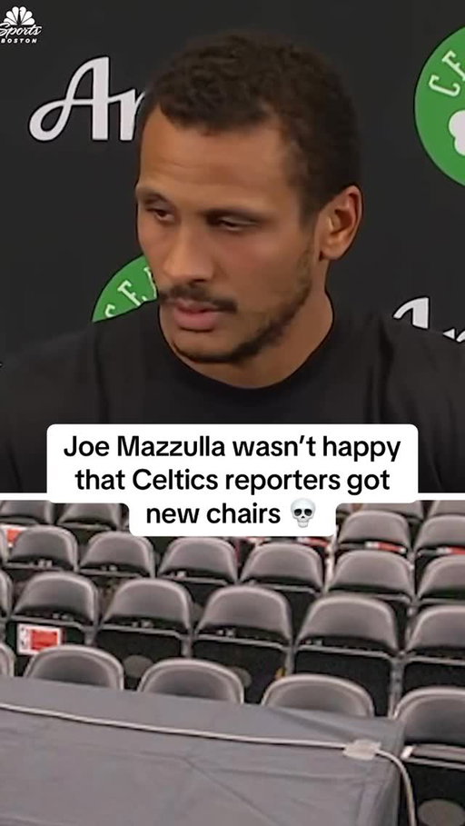 Joe Mazzulla doesn’t want the Celtics reporters to be comfortable 💀

(via @nbcsboston)
