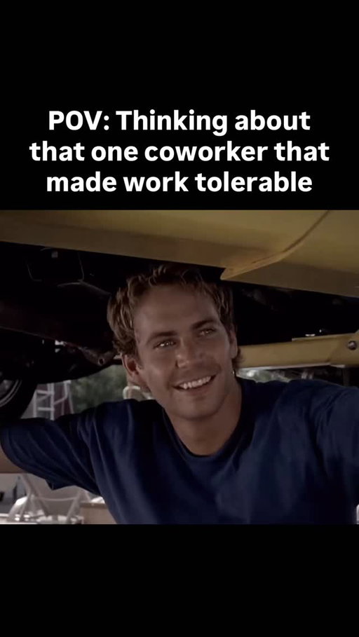 Tag your old coworker that left🥹