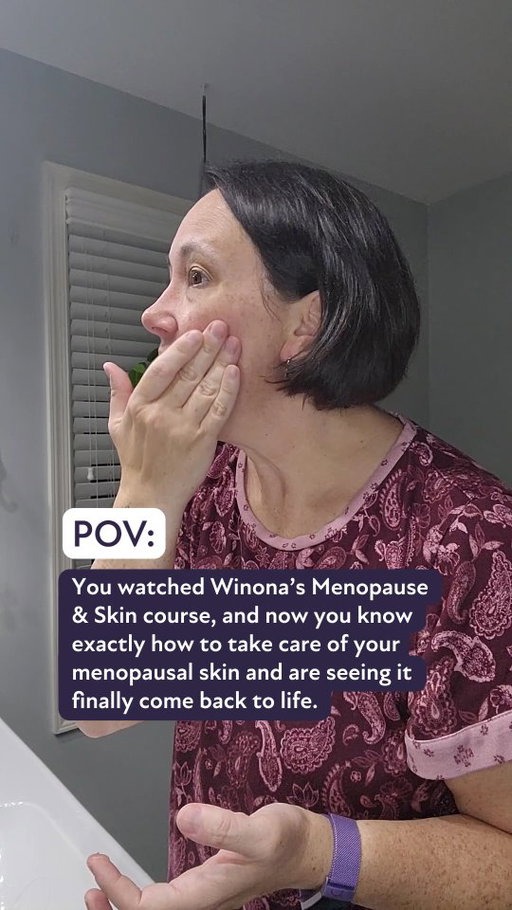 Seriously — if you’re tired of buying skincare based on influencer hype but still don’t actually know what your skin needs at this stage of life, we get it.

That’s exactly why we made this course.

Our skincare expert breaks down the science behind what’s really happening to your skin during and after menopause, from collagen loss to hydration and elasticity, and walks you through exactly what to do about it. 🧖🏻‍♀️🫧

Real research, real answers, and practical steps you can start today.

Watch the course now in the Winona app, comment “app” and we’ll DM you!

#skincare #menopauseskincare #menopausesupport #skincareroutine #midlifeskin #midlifeskincare #aging #agingskin #ageingskincare #estrogen #tretinoin