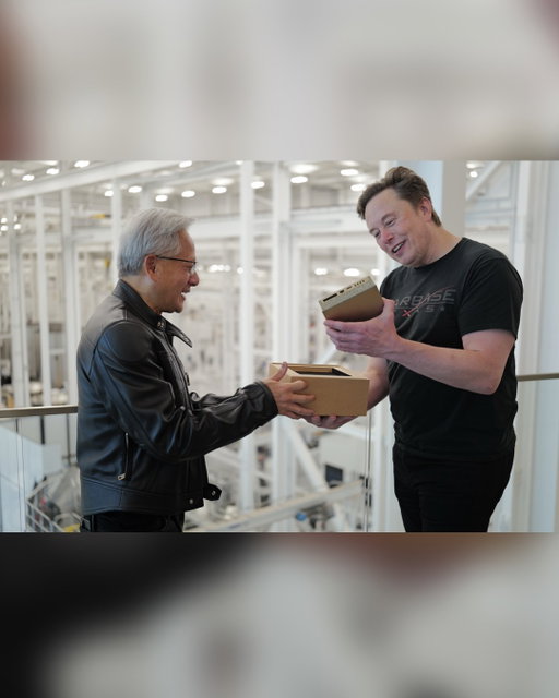 🎉 To celebrate DGX Spark shipping worldwide starting Wednesday, our CEO Jensen Huang just hand-delivered some of the first units to Elon Musk, chief engineer at @SpaceX 🚀, today in Starbase, Texas. 

The exchange was a connection to the new desktop AI supercomputer’s origins -- the NVIDIA DGX-1 supercomputer -- as Musk was among the team that received the first DGX-1 from Huang in 2016.

Visit the link in our bio for details, and on more early deliveries to developers, creators, researchers, universities, and more.

#SparkSomethingBig ✨