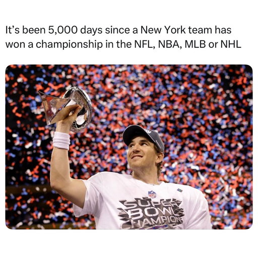 That’s a long time 

(h/t @danbartels1)